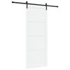 vidaXL &Sigma;&upsilon;&rho;ό&mu;&epsilon;&nu;&eta; &Pi;ό&rho;&tau;&alpha; 93 x 232 cm &Epsilon;&pi;&epsilon;&xi;&epsilon;&rho;&gamma;&alpha;&sigma;&mu;έ&nu;&omicron; &Xi;ύ&lambda;&omicron; &Lambda;&epsilon;&upsilon;&kappa;ό &kappa;&alpha;&iota; &Mu;&alpha;ύ&rho;&omicron;