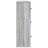 vidaXL Βιβλιοθήκη Γκρι Sonoma 60x24x76,5 εκ. από Επεξεργασμένο Ξύλο