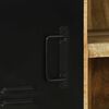 vidaXL Ντουλάπα Καφέ 100 x 35 x 50 εκ Μασίφ ξύλο μάνγκο
