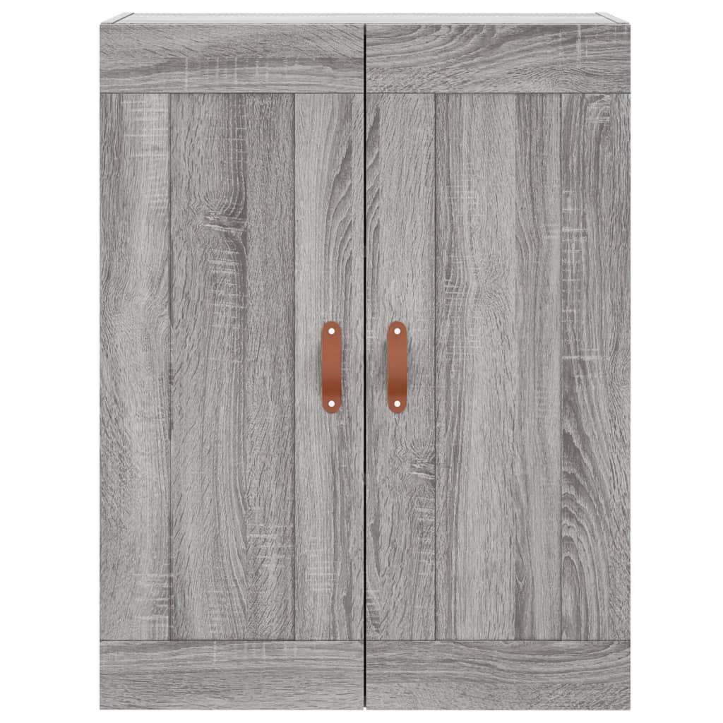vidaXL Ντουλάπι Επιτοίχιο Γκρι Sonoma 69,5 x 34 x 90 εκ. Επεξεργ. Ξύλο