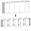 vidaXL Ζαρντινιέρα 200 x 40 x 80 εκ. από Ατσάλι Σκληρυθέν στον Αέρα