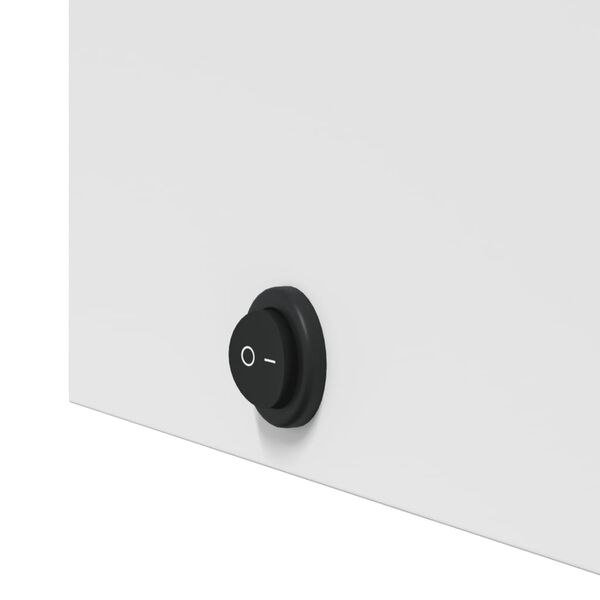 vidaXL Καθρέφτης Μπάνιου με Ντουλάπι & LED Λευκό 60 x 13 x 52 εκ.