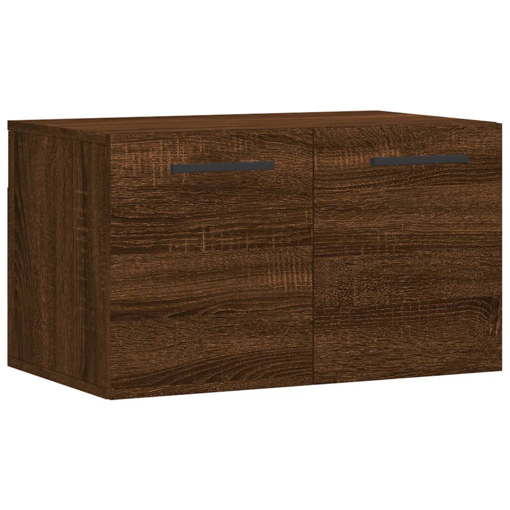 vidaXL Ντουλάπι Τοίχου Καφέ Δρυς 60x36,5x35 εκ. Επεξεργασμένο Ξύλο