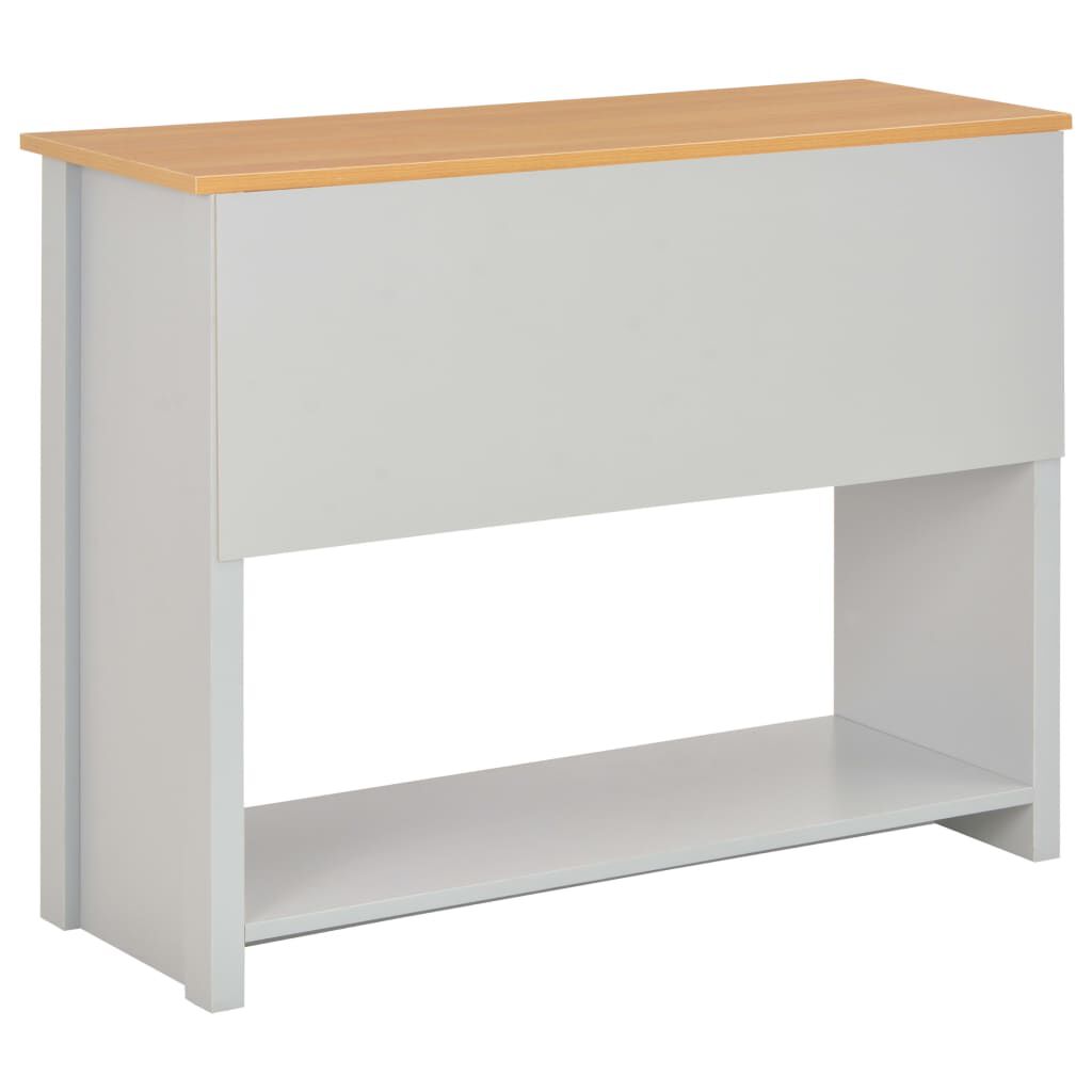 vidaXL Τραπέζι Κονσόλα Γκρι 97 x 35 x 76 εκ.