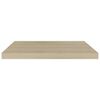 vidaXL Ράφια Τοίχου 4 τεμ. Χρώμα Δρυός 60x23,5x3,8 εκ. MDF
