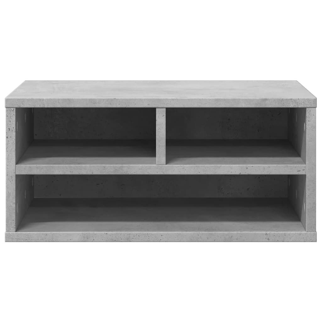 vidaXL Βάση Εκτυπωτή Γκρι Σκυρ. 49x40x22,5 εκ. από Επεξεργασμένο Ξύλο