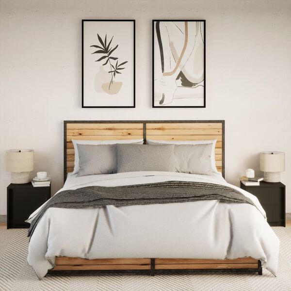 vidaXL &Kappa;&omicron;&mu;&omicron;&delta;ί&nu;&alpha; &mu;&epsilon; &Phi;ώ&tau;&alpha; LED 2 &tau;&epsilon;&mu;. &Mu;&alpha;ύ&rho;&alpha; &alpha;&pi;ό &Epsilon;&pi;&epsilon;&xi;&epsilon;&rho;&gamma;&alpha;&sigma;&mu;έ&nu;&omicron; &Xi;ύ&lambda;&omicron;