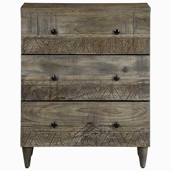 vidaXL Sideboard &alpha;&nu;&omicron;&iota;&chi;&tau;ό &gamma;&kappa;&rho;&iota; 60x33,5x75 cm &mu;&alpha;&sigma;ί&phi; &xi;ύ&lambda;&omicron; Mango