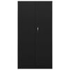vidaXL Φοριαμός Μαύρος 90 x 40 x 180 εκ. Ατσάλινος