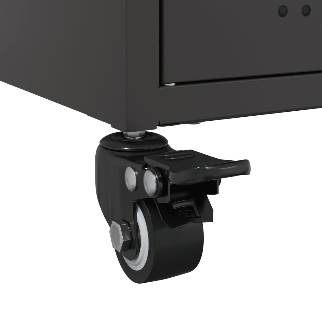 vidaXL Έπιπλο Τηλεόρασης Μαύρο 68x39x43,5 εκ. Χάλυβας