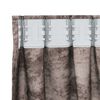 vidaXL Κουρτίνα με κουρτίνες 2 pcs Καπουτσίνο 140 x 140 cm Βελούδο