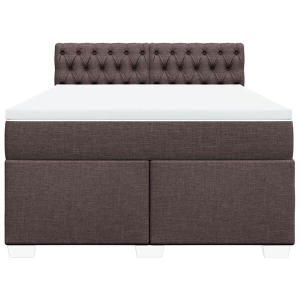 vidaXL &Kappa;&rho;&epsilon;&beta;ά&tau;&iota; Boxspring &mu;&epsilon; &Sigma;&tau;&rho;ώ&mu;&alpha; &Sigma;&kappa;&omicron;ύ&rho;&omicron; &Kappa;&alpha;&phi;έ 140x200 &epsilon;&kappa; &Upsilon;&phi;&alpha;&sigma;&mu;ά&tau;&iota;&nu;&omicron;
