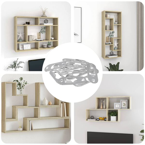 vidaXL &Kappa;&Rho;&Epsilon;&Mu;&Alpha;&Sigma;&Tau;&Rho;&Alpha; &Mu;&Epsilon; &Kappa;&Lambda;&Epsilon;&Iota;&Delta;&Omega;&Mu;&Alpha; 12 pcs &Alpha;&sigma;&eta;&mu;ί 45 x 16 x 3.5 mm &Sigma;ί&delta;&epsilon;&rho;&omicron;