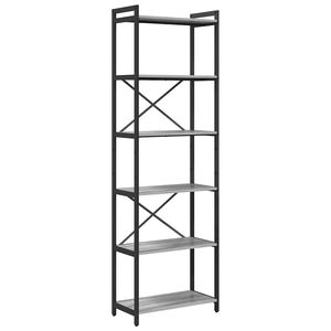vidaXL &Rho;ά&phi;&iota; &Beta;&iota;&beta;&lambda;ί&omega;&nu; 60 x 30 x 189,5 &epsilon;&kappa; &Epsilon;&pi;&epsilon;&xi;&epsilon;&rho;&gamma;&alpha;&sigma;&mu;έ&nu;&omicron; &Xi;ύ&lambda;&omicron; &Gamma;&kappa;&rho;&iota; sonoma