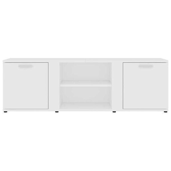 vidaXL Έπιπλο Τηλεόρασης Λευκό 120 x 34 x 37 εκ. από Επεξ. Ξύλο