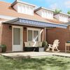 vidaXL Σκηνίτσα Αναδιπλούμενη Μπλε και άσπρο 450 x 300 εκ