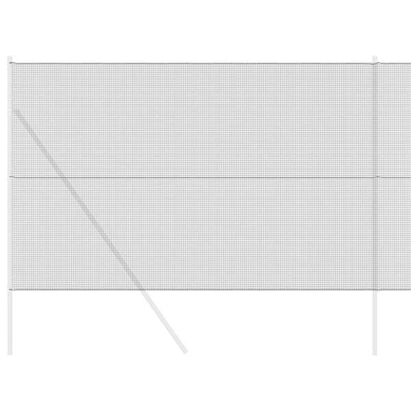 vidaXL Συγκολλητός φράχτης από σύρμα Γκρι 1.6 x 25 m Ατσάλι