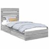 vidaXL &Kappa;&rho;&epsilon;&beta;ά&tau;&iota; &Alpha;&pi;&omicron;&theta;ή&kappa;&eta;&sigmaf; &Gamma;&kappa;&rho;ί&zeta;&omicron; &Sigma;&omicron;&nu;&omicron;&mu;&alpha; 90 x 190 cm &Epsilon;&pi;&epsilon;&xi;&epsilon;&rho;&gamma;&alpha;&sigma;&mu;έ&nu;&omicron; &Xi;ύ&lambda;&omicron;
