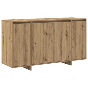 vidaXL &Pi;&lambda;&alpha;ϊ&nu;ό &gamma;&rho;&alpha;&phi;&epsilon;ί&omicron; Artisan Oak 135 x 41 x 75 &epsilon;&kappa; &Epsilon;&pi;&epsilon;&xi;&epsilon;&rho;&gamma;&alpha;&sigma;&mu;έ&nu;&omicron; &xi;ύ&lambda;&omicron;