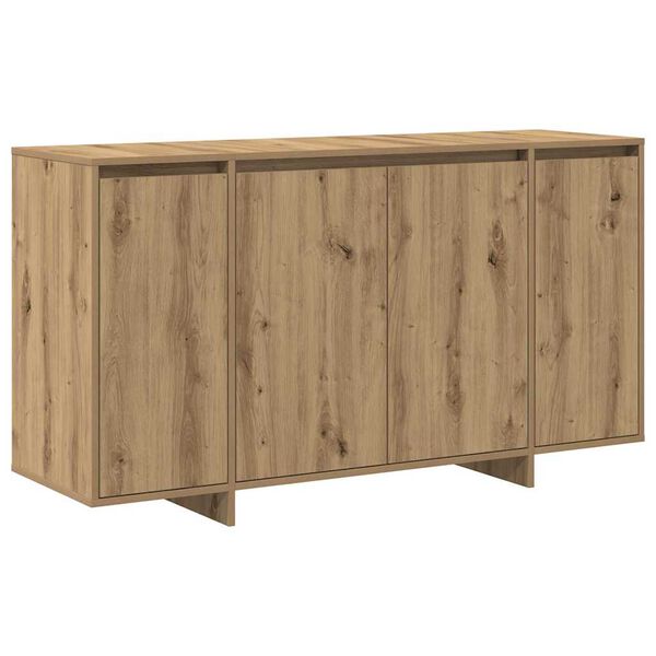 vidaXL &Pi;&lambda;&alpha;ϊ&nu;ό &gamma;&rho;&alpha;&phi;&epsilon;ί&omicron; Artisan Oak 135 x 41 x 75 &epsilon;&kappa; &Epsilon;&pi;&epsilon;&xi;&epsilon;&rho;&gamma;&alpha;&sigma;&mu;έ&nu;&omicron; &xi;ύ&lambda;&omicron;