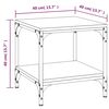vidaXL Τραπεζάκια Σαλονιού 2 τεμ. Sonoma Δρυς 40x40x40 εκ. Επεξ. Ξύλο
