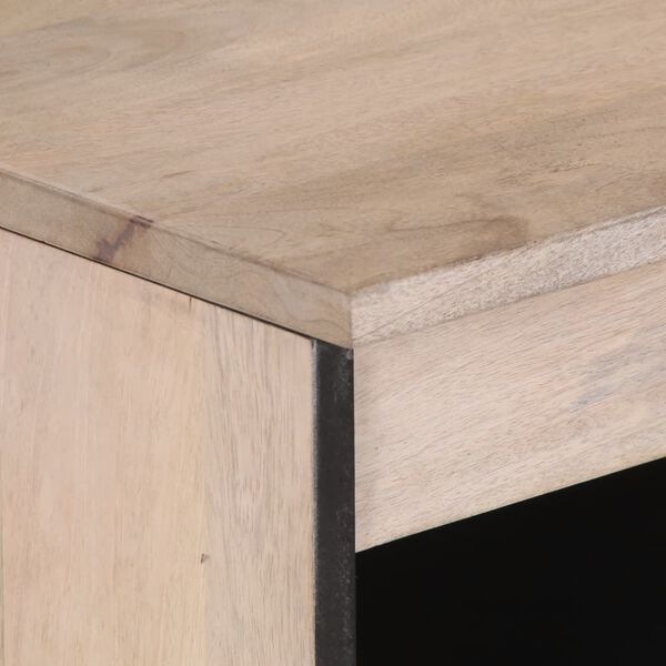 vidaXL Ντουλάπι 60 x 34 x 75 εκ. από Μασίφ Ξύλο Μάνγκο