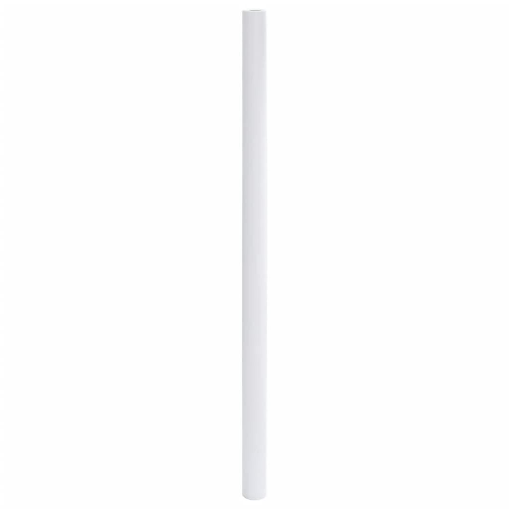 vidaXL Αυτοκόλλητα Επίπλων Ματ Λευκά 90 x 500 εκ. από PVC