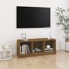 vidaXL Έπιπλο Τηλεόρασης Καφέ Μελί 104x33x41 εκ. από Μασίφ Ξύλο Πεύκου