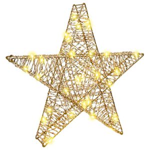vidaXL 3D &Alpha;&sigma;&tau;έ&rho;&iota; 50 LED &Theta;&epsilon;&rho;&mu;ό &lambda;&epsilon;&upsilon;&kappa;ό 55 x 52.5 x 9 &epsilon;&kappa; PET