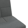 vidaXL Καναπές Κρεβάτι Γωνιακός Σκούρο Γκρι 255x140x70 εκ. Υφασμάτινος
