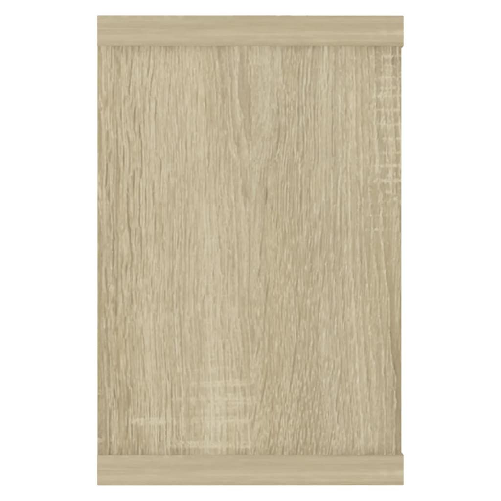 vidaXL Ράφια Κύβοι Τοίχου 6 τεμ. Sonoma Δρυς 60x15x23 εκ. Επεξ. Ξύλο