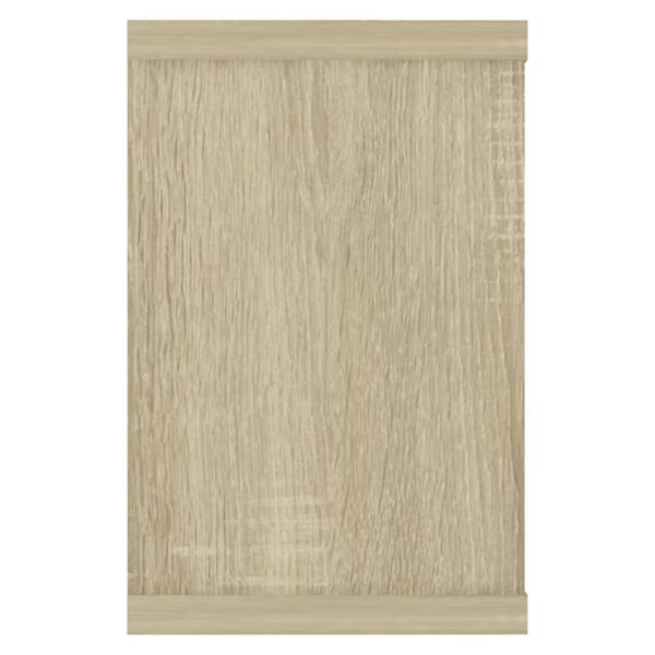 vidaXL Ράφια Κύβοι Τοίχου 6 τεμ. Sonoma Δρυς 60x15x23 εκ. Επεξ. Ξύλο