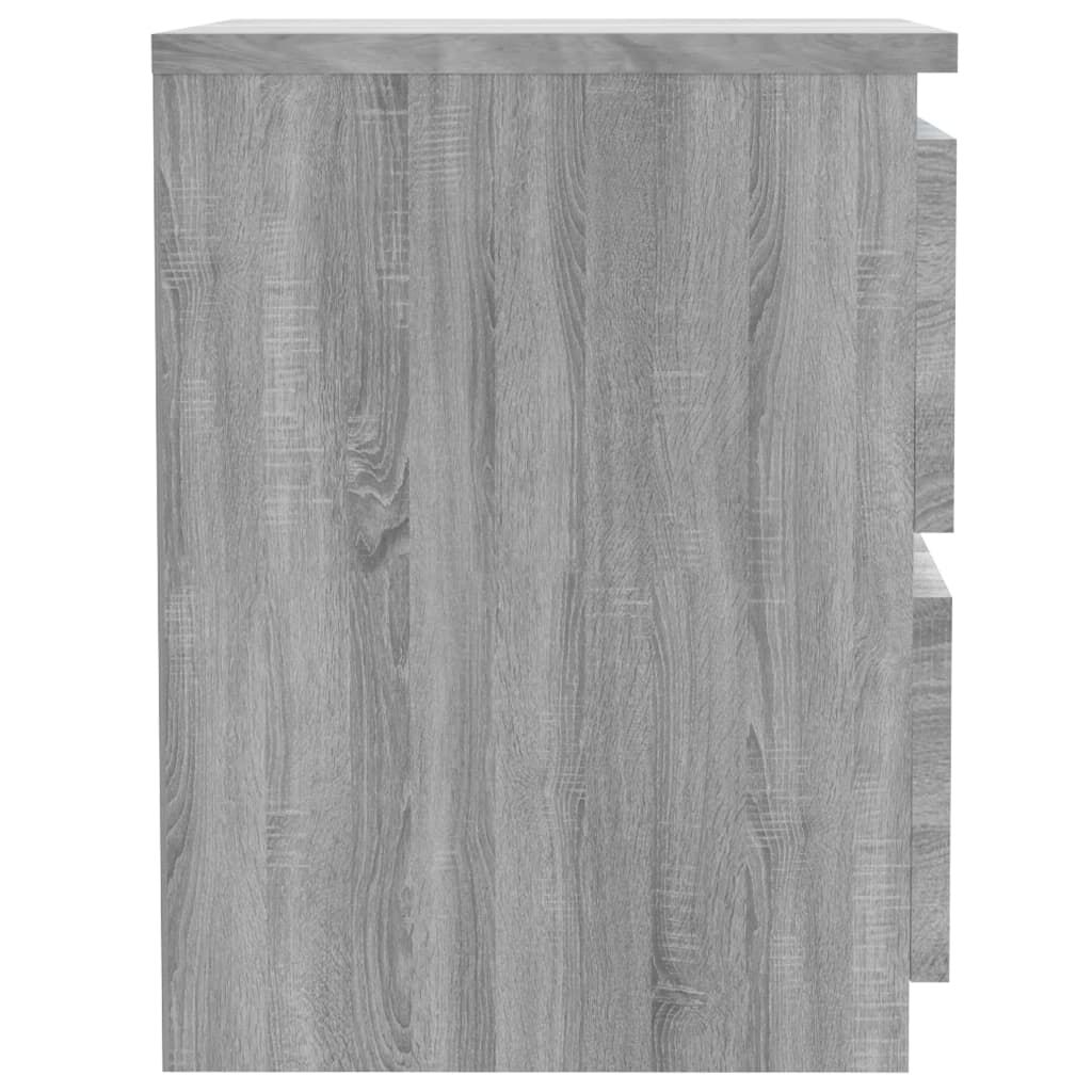 vidaXL Κομοδίνο Γκρι Sonoma 30 x 30 x 40 εκ. από Επεξεργασμένο Ξύλο