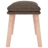vidaXL Υποπόδιο Taupe 45 x 29,5 x 35 εκ. Υφασμάτινο