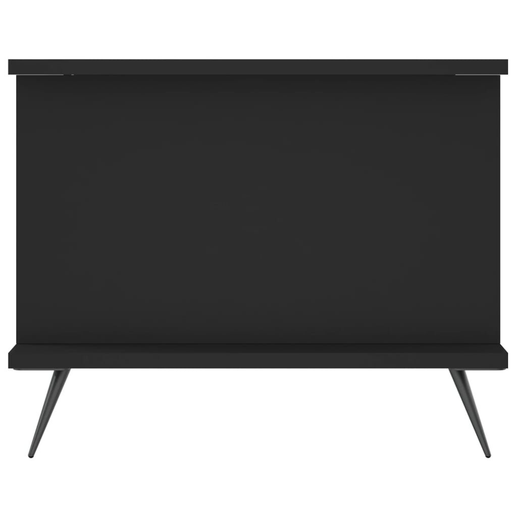 vidaXL Τραπεζάκι Σαλονιού Μαύρο 90x50x40 εκ. Επεξεργασμένο Ξύλο