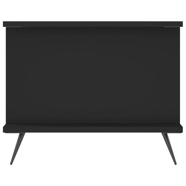 vidaXL Τραπεζάκι Σαλονιού Μαύρο 90x50x40 εκ. Επεξεργασμένο Ξύλο