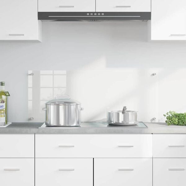 vidaXL Πίσω Πάνελ Κουζίνας Διαφανές 100 x 40 cm σκληρυμένο γυαλί