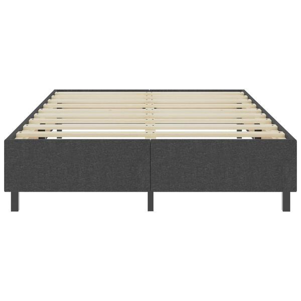 vidaXL Πλαίσιο Κρεβατιού Boxspring Γκρι 140 x 200 εκ. Υφασμάτινο