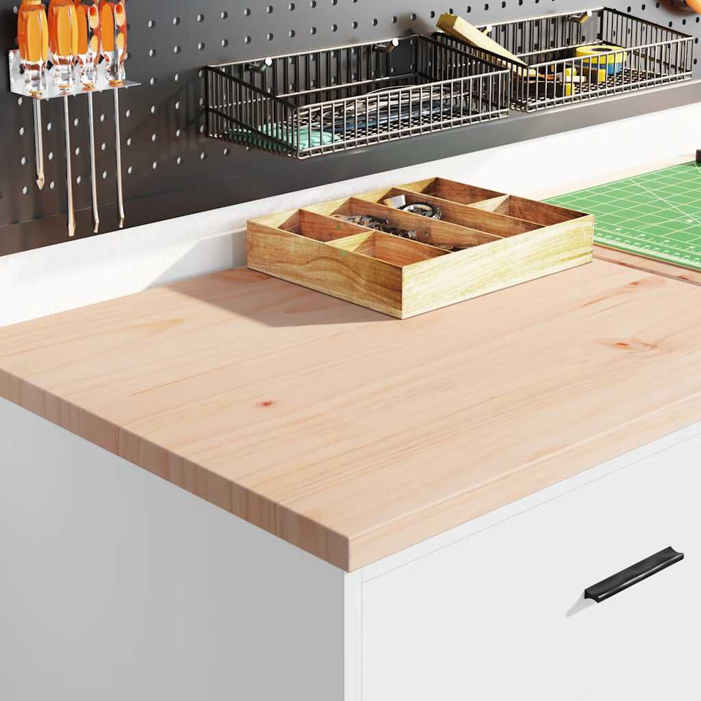 vidaXL ντουλάπι αποθήκευσης γκαράζ Λευκό 60x51x85 εκ μασίφ ξύλο πεύκο