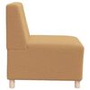 vidaXL Μοναδικός Καναπές χωρίς Χερούλια 2 pcs Μπεζ 55 x 74 x 82 εκ.