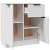 vidaXL Ντουλάπια 2 τεμ. άσπρο 60x30x70 εκ. Επεξεργασμένο Ξύλο
