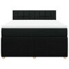 vidaXL &Kappa;&rho;&epsilon;&beta;ά&tau;&iota; Boxspring &mu;&epsilon; &Sigma;&tau;&rho;ώ&mu;&alpha; &Mu;&alpha;ύ&rho;&omicron; 160x200 &epsilon;&kappa;. &Upsilon;&phi;&alpha;&sigma;&mu;ά&tau;&iota;&nu;&omicron;