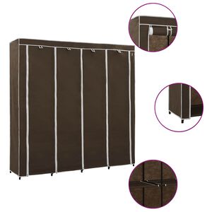 vidaXL &Nu;&tau;&omicron;&upsilon;&lambda;ά&pi;&alpha; &mu;&epsilon; 4 &Alpha;&pi;&omicron;&theta;&eta;&kappa;&epsilon;&upsilon;&tau;&iota;&kappa;ά &Tau;&mu;ή&mu;&alpha;&tau;&alpha; &Kappa;&alpha;&phi;έ 175 x 45 x 170 &epsilon;&kappa;.
