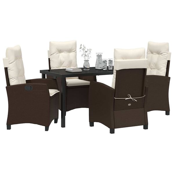 vidaXL &Sigma;έ&tau; &phi;&alpha;&gamma;&eta;&tau;&omicron;ύ &gamma;&iota;&alpha; &kappa;ή&pi;&omicron; &mu;&epsilon; &mu;&alpha;&xi;&iota;&lambda;ά&rho;&iota; 5 pcs &Kappa;&alpha;&phi;έ &sigma;&upsilon;&nu;&theta;&epsilon;&tau;&iota;&kappa;ό &rho;&alpha;&tau;ά&nu;