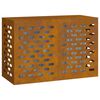 vidaXL Κάλυμμα κλιματιστικού Σκ rusty 90 x 40 x 60 εκ