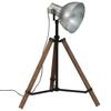 vidaXL Φωτιστικό Δαπέδου 25 W Vintage Ασημί 75x75x90-150 εκ. Ε27