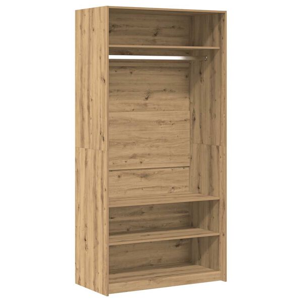 vidaXL Ντουλάπα Τεχνίτης Δρυς 100x50x200 εκ Επεξεργασμένο Ξύλο