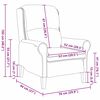 vidaXL Πολυθρόνα Κρεμ 76 x 94 x 102 εκ.