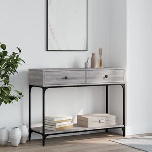 vidaXL &Tau;&rho;&alpha;&pi;έ&zeta;&iota; &Kappa;&omicron;&nu;&sigma;ό&lambda;&alpha; &Gamma;&kappa;&rho;&iota; Sonoma 100x34,5x75 &epsilon;&kappa;. &Epsilon;&pi;&epsilon;&xi;&epsilon;&rho;&gamma;&alpha;&sigma;&mu;έ&nu;&omicron; &Xi;ύ&lambda;&omicron;