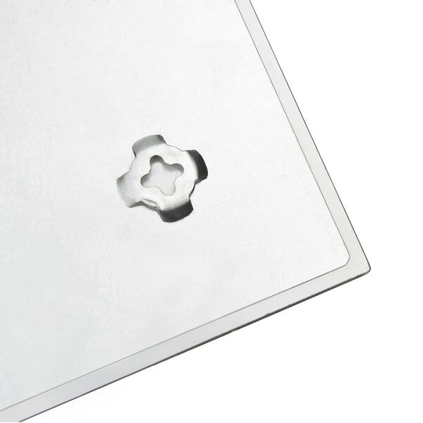 vidaXL Πίνακας Επιτοίχιος Μαγνητικός 50 x 50 εκ. Γυάλινος